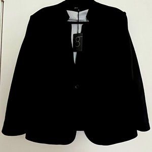 Black Gibson Short Blazer NWT
